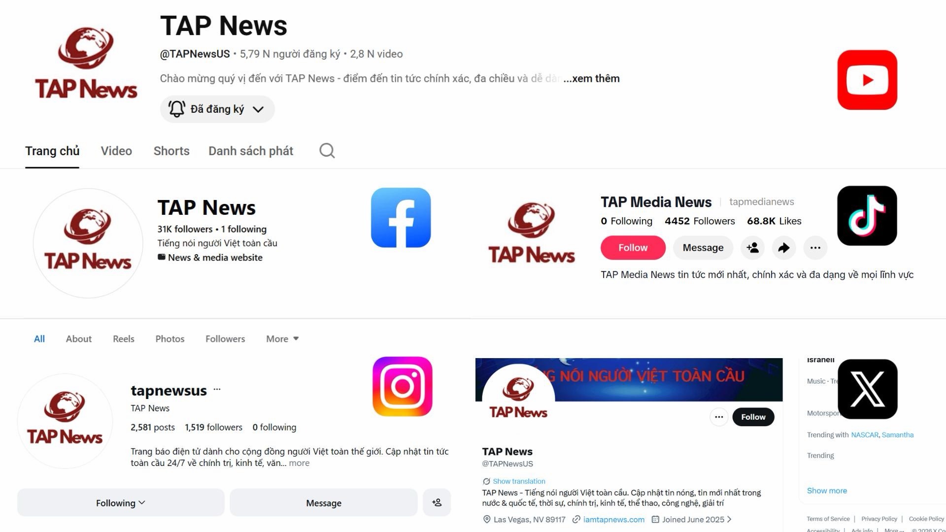 TAP News multi-platform ecosystem