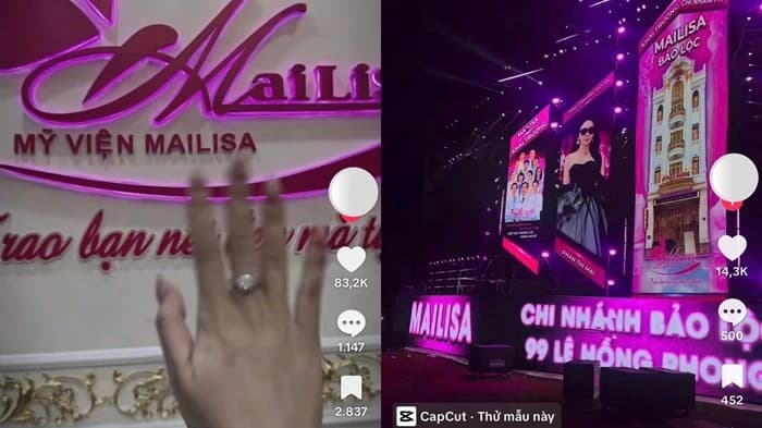 Thẩm mỹ viện Mailisa thông báo dừng hoạt động