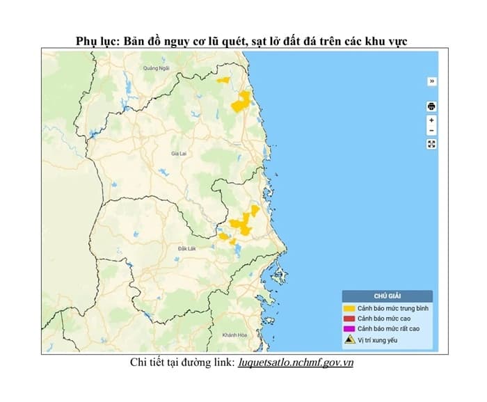 Cảnh báo lũ quét, sạt lở ở các tỉnh miền Trung