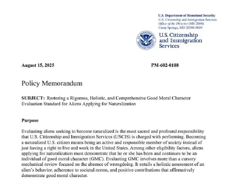 Hoa Kỳ xem xét điều kiện xin quốc tịch với người nhập cư hợp pháp