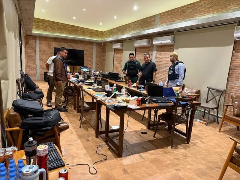 Campuchia đột kích ổ lừa đảo bắt giữ 75 công dân Thái Lan