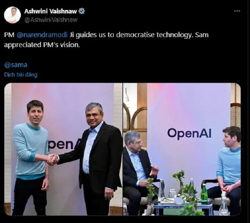 OpenAI ra mắt dịch vụ ChatGPT rẻ nhất tại Ấn Độ, giá chỉ khoảng 4,6 USD/tháng