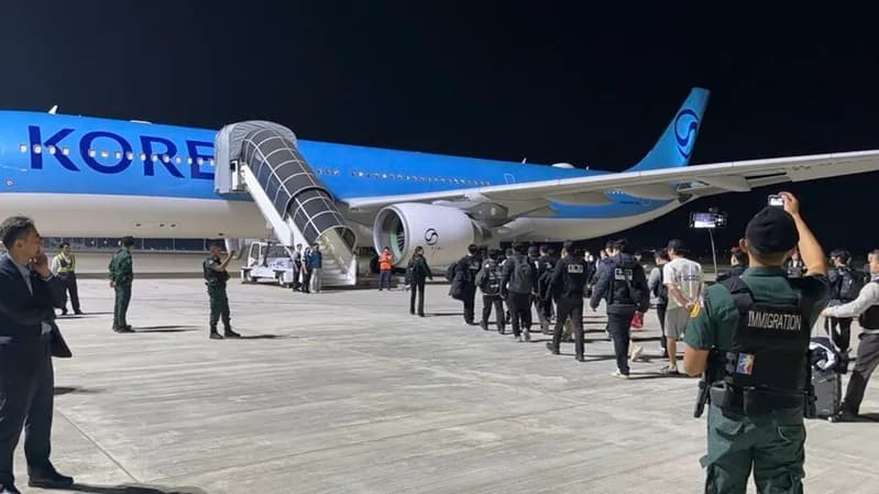 Cambodia Deports 73 Fraud Suspects to South Korea