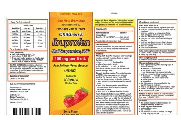 FDA thu hồi gần 90.000 chai ibuprofen dành cho trẻ em vì nghi chứa chất lạ