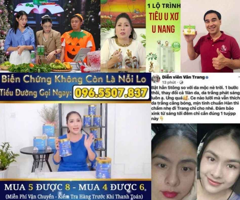 Việt Nam xử phạt nghiêm người nổi tiếng quảng cáo sai lệch